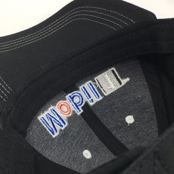 Mobil 1 Motor Oil Black Baseball Cap Hat with Velcro adjustable backstrap - Picture 12 of 15